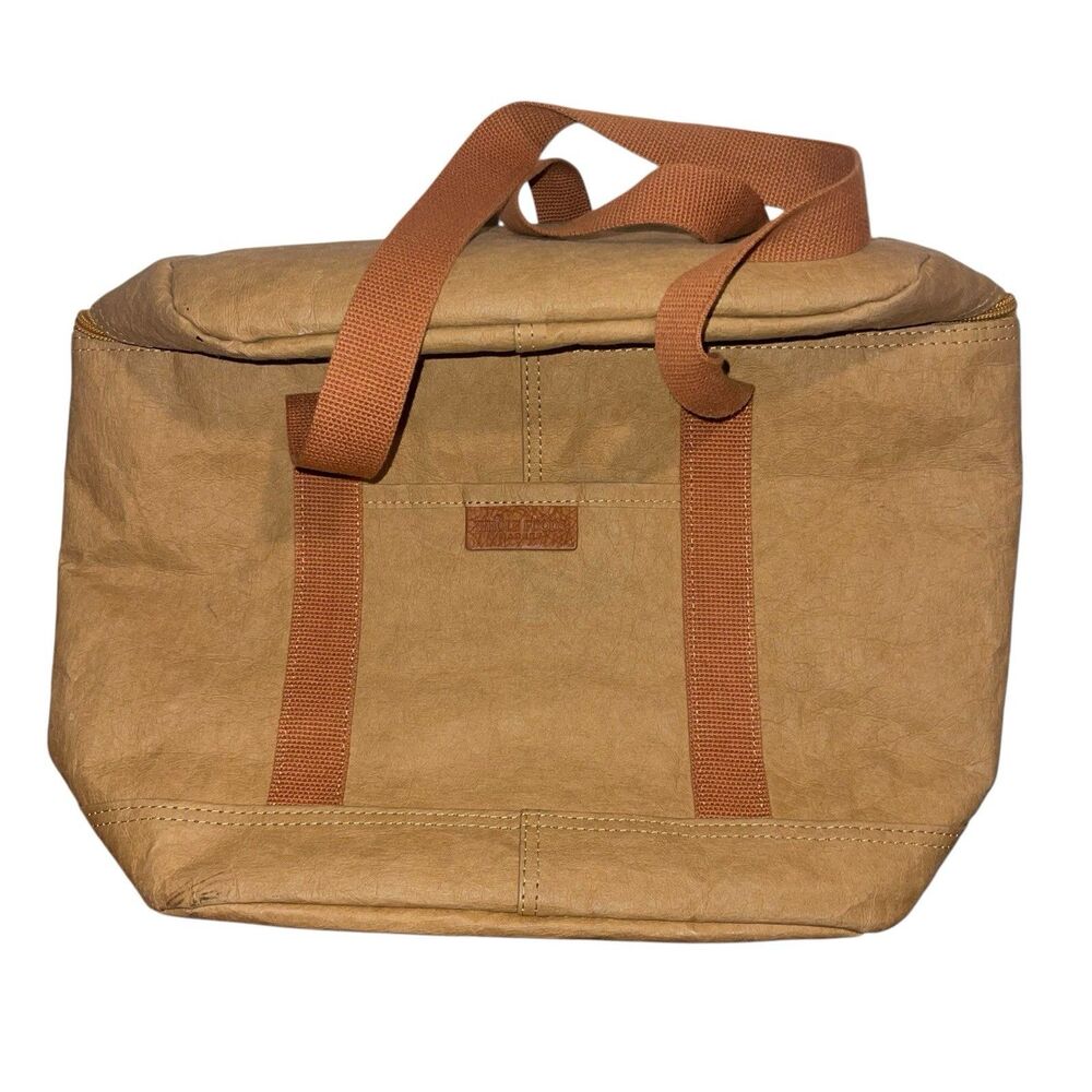 WHOLE FOODS MARKET Insulated Zippered Reusable Keep Cool Bag Hot Cold Lunch